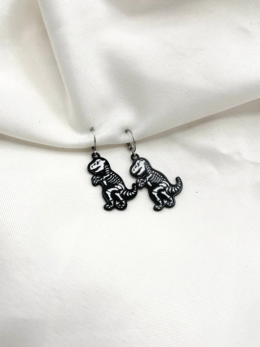 Dino Skelet Earrings
