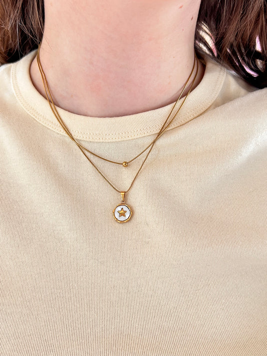 White Star Necklace