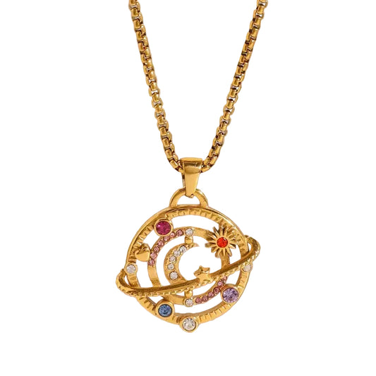 Sparkly Galaxy Necklace