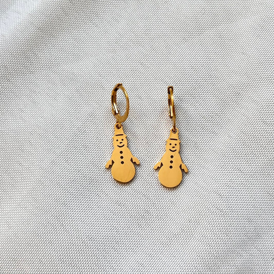 Snowman Earrings