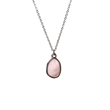 Rose Quartz Crystal Necklace