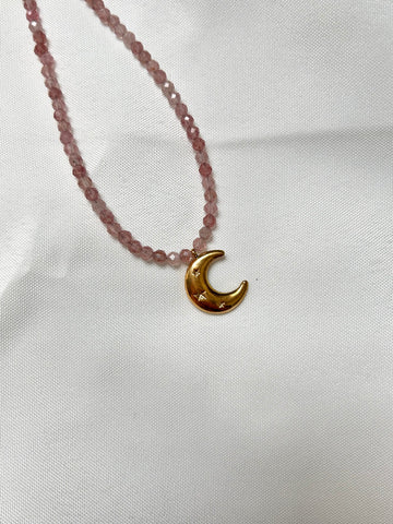Pink Moon Necklace