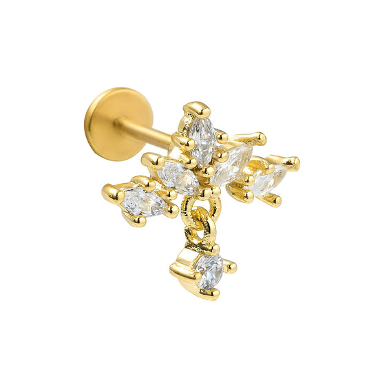 Dangly Crystal Piercing