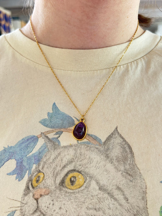 Amethyst Crystal Necklace