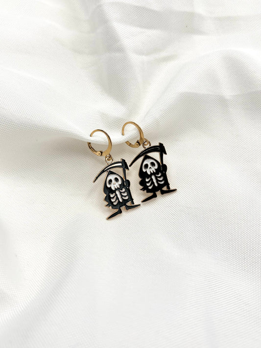 Grim Reaper Earrings
