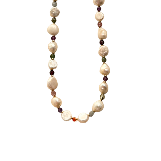 Colorful Pearl Necklace