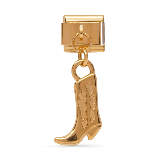 Cowboy Boot Italian Charm