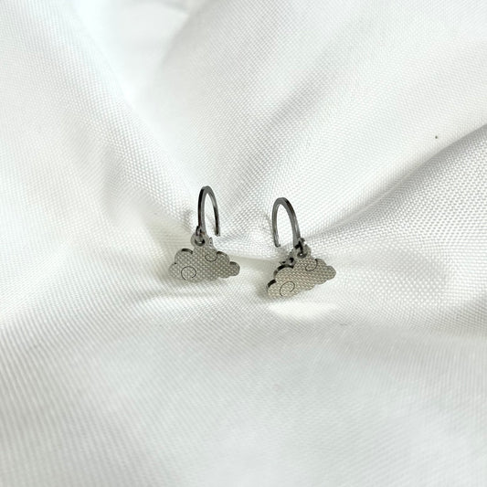 Cloud Earrings Silver