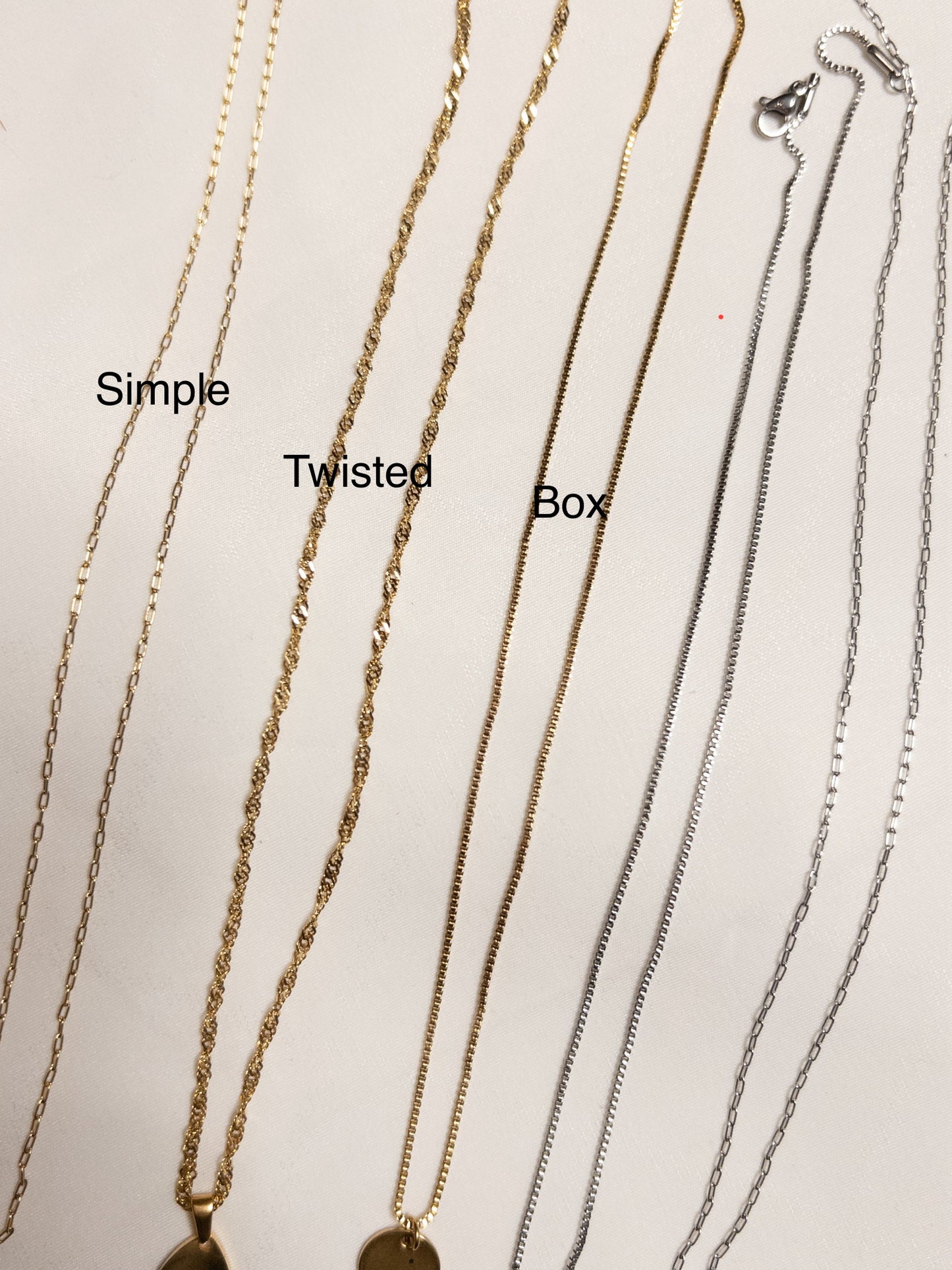 Engraved Necklace - Handwriting