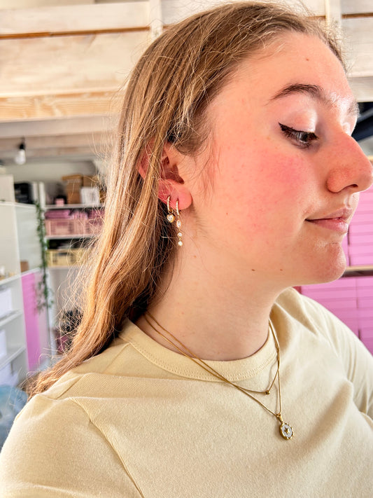 Crystal Heart Earrings