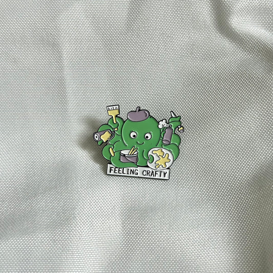 Crafty Octopus Pin