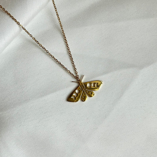 Mythic Moth Necklace