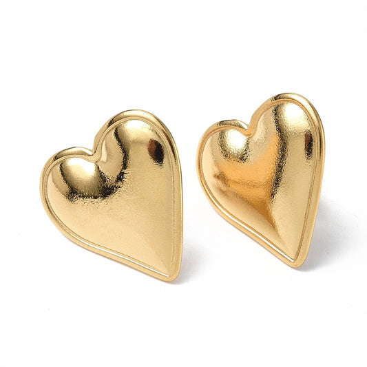 Statement Heart Studs