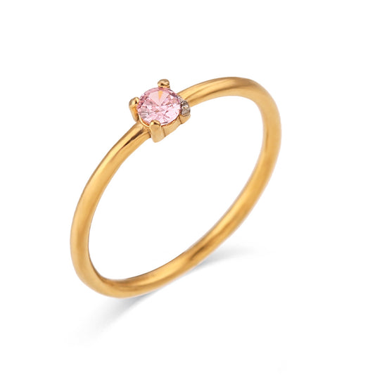 Pink Minimal Ring