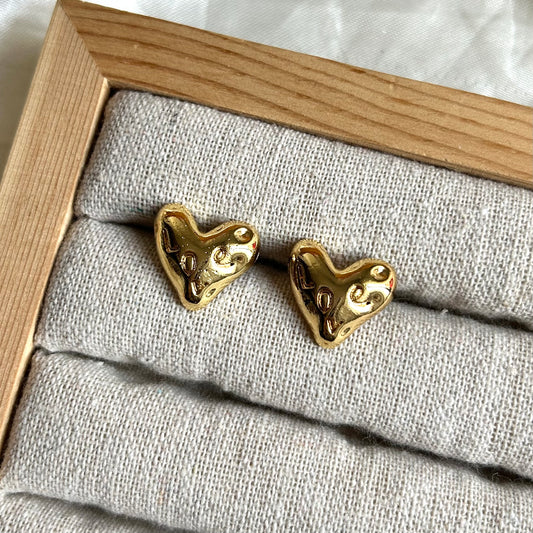 Love Heart Studs