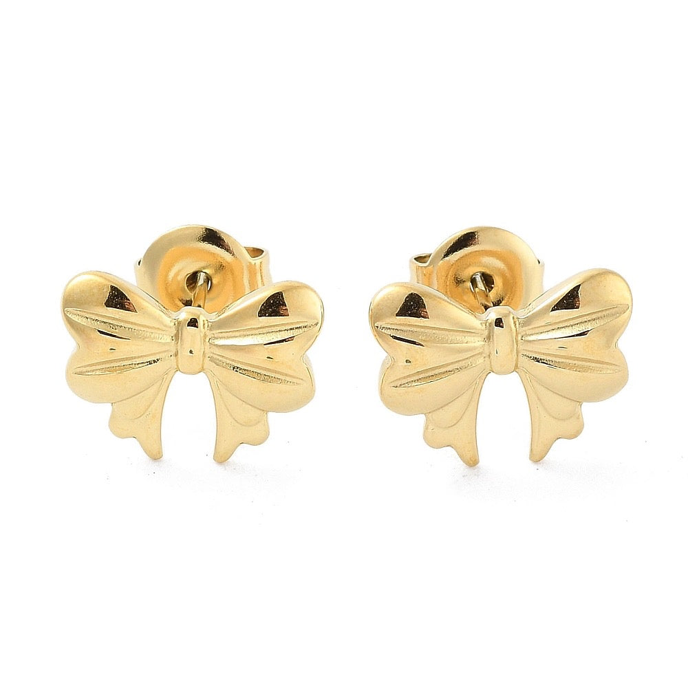 Bow Studs Gold