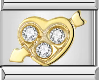 Crystal Heart Charm