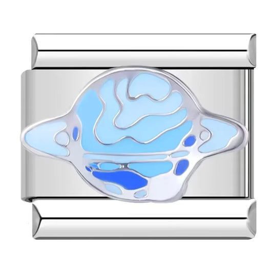 Blue Planet Italian Charm