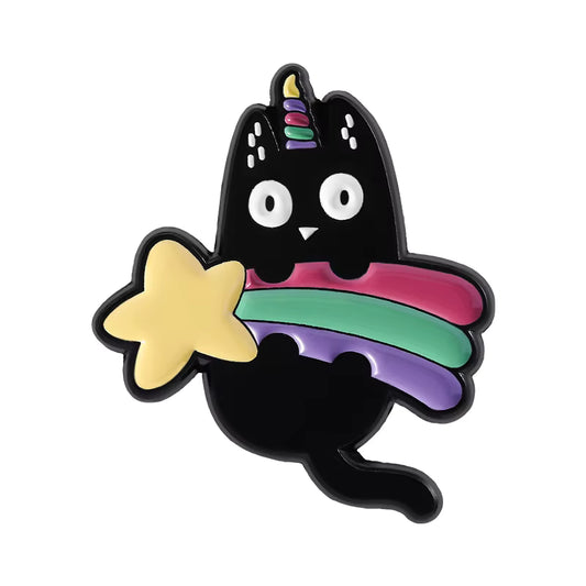 Rainbow Cat Pin