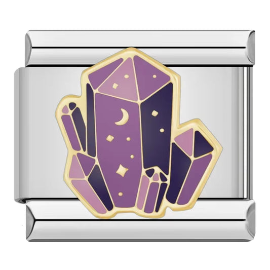 Crystal  Italian Charm
