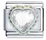 Heart Crystal Charm