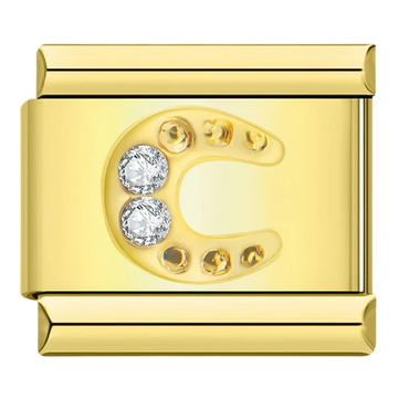 Crystal Moon Charm