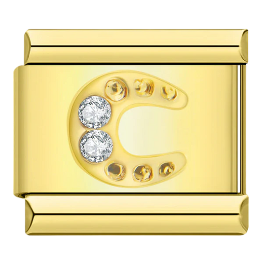 Crystal Moon Charm