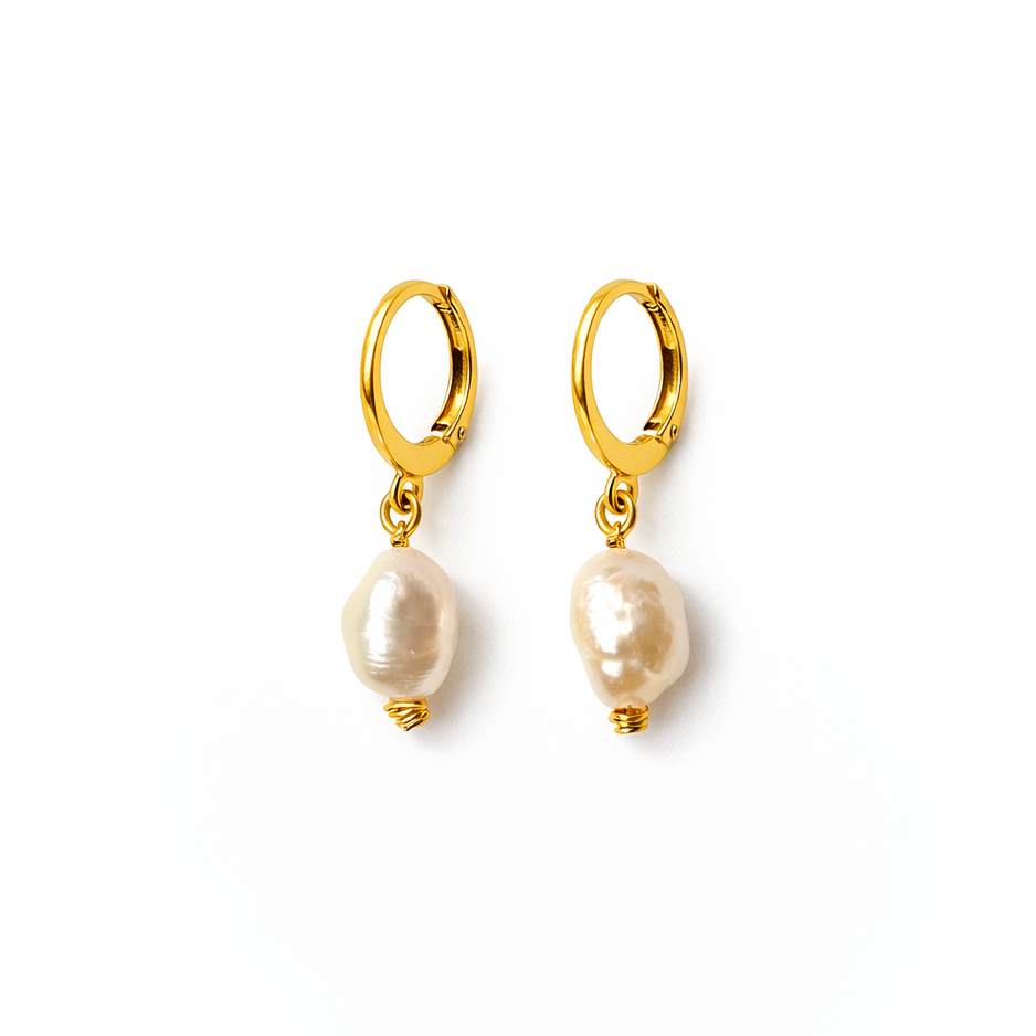 Grote Parel Oorbellen