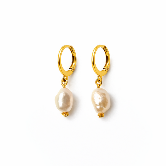 Grote Parel Oorbellen