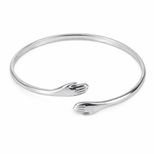 Huggie Bangle Silver