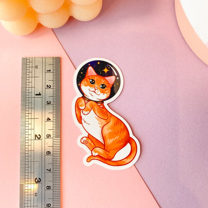 Catstronaut Sticker
