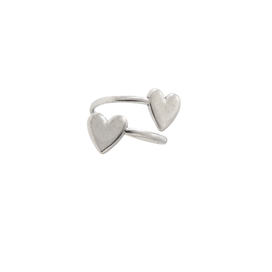 Double Heart Ring