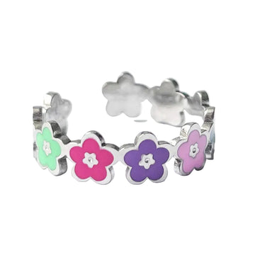 Multicolor Flower Ring