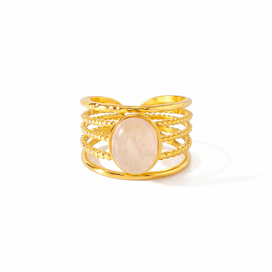 Rose Quartz Ring