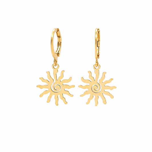 Funky Sun Earrings