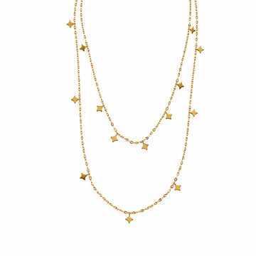 Double Starry Necklace