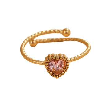 Pink Heart Ring
