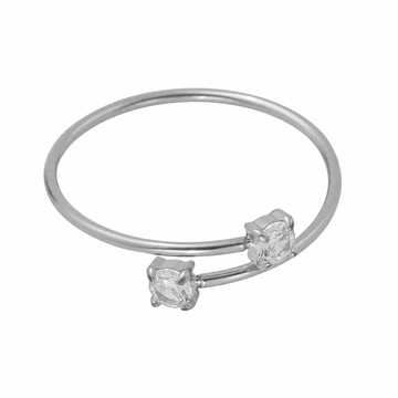 Double Crystal Ring