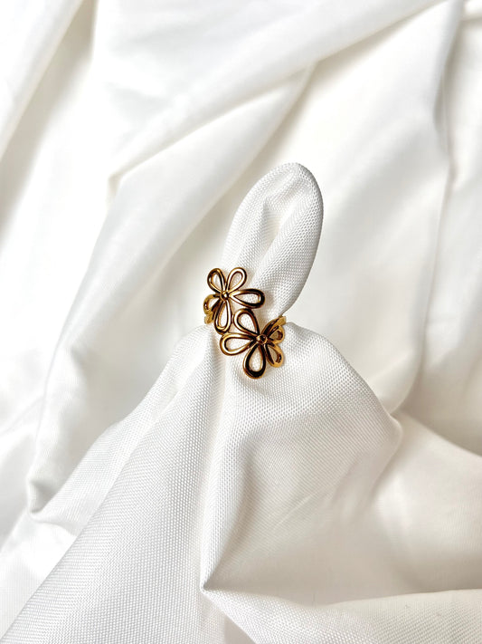 Double Flower Ring