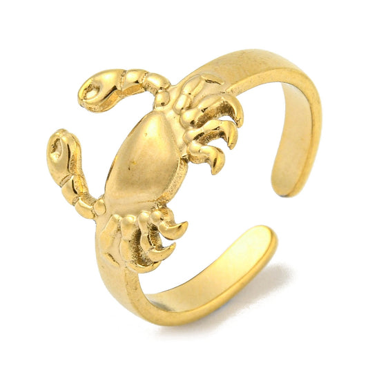 Crab Ring Gold