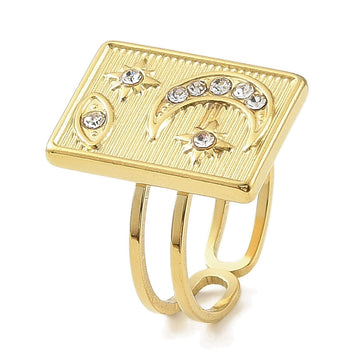 gold celestial style ring