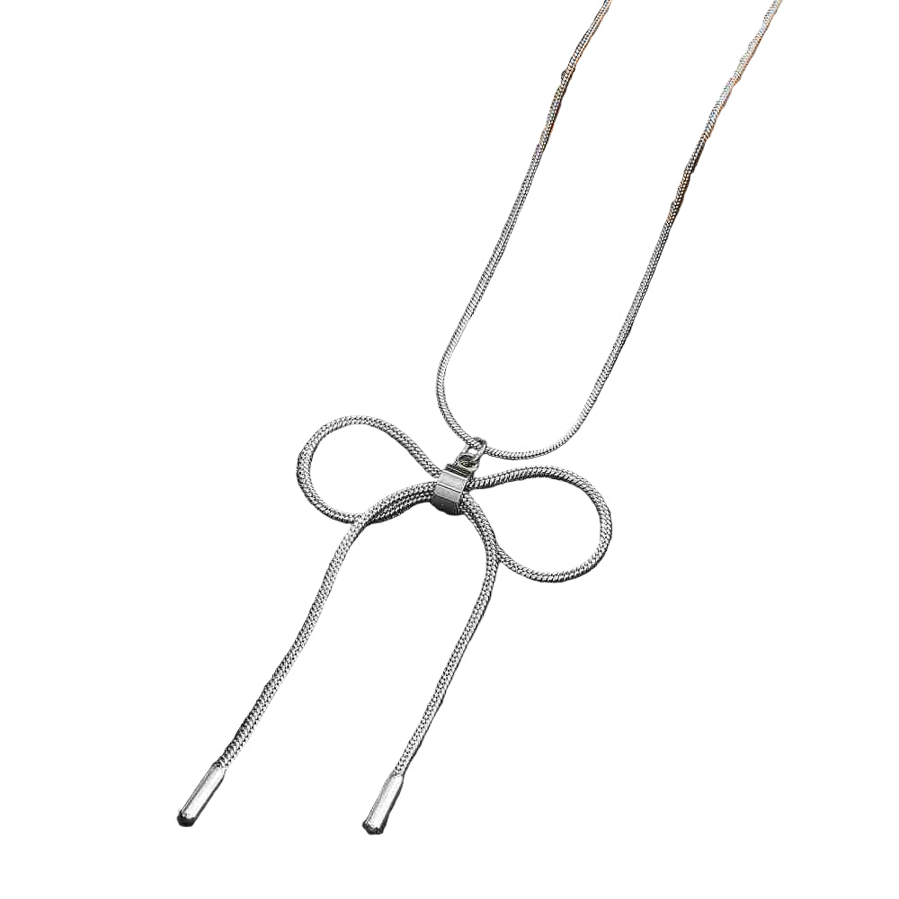 Simple Bowknot Necklace