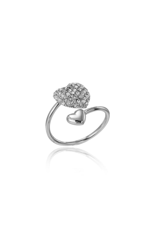 Sparkly Heart Ring