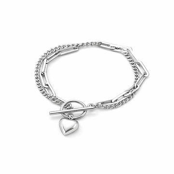 Bulky Heart Bracelet
