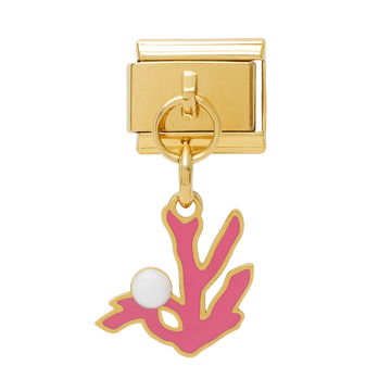 Coral Italian Charm