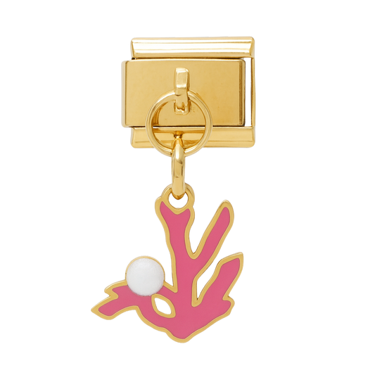 Coral Italian Charm