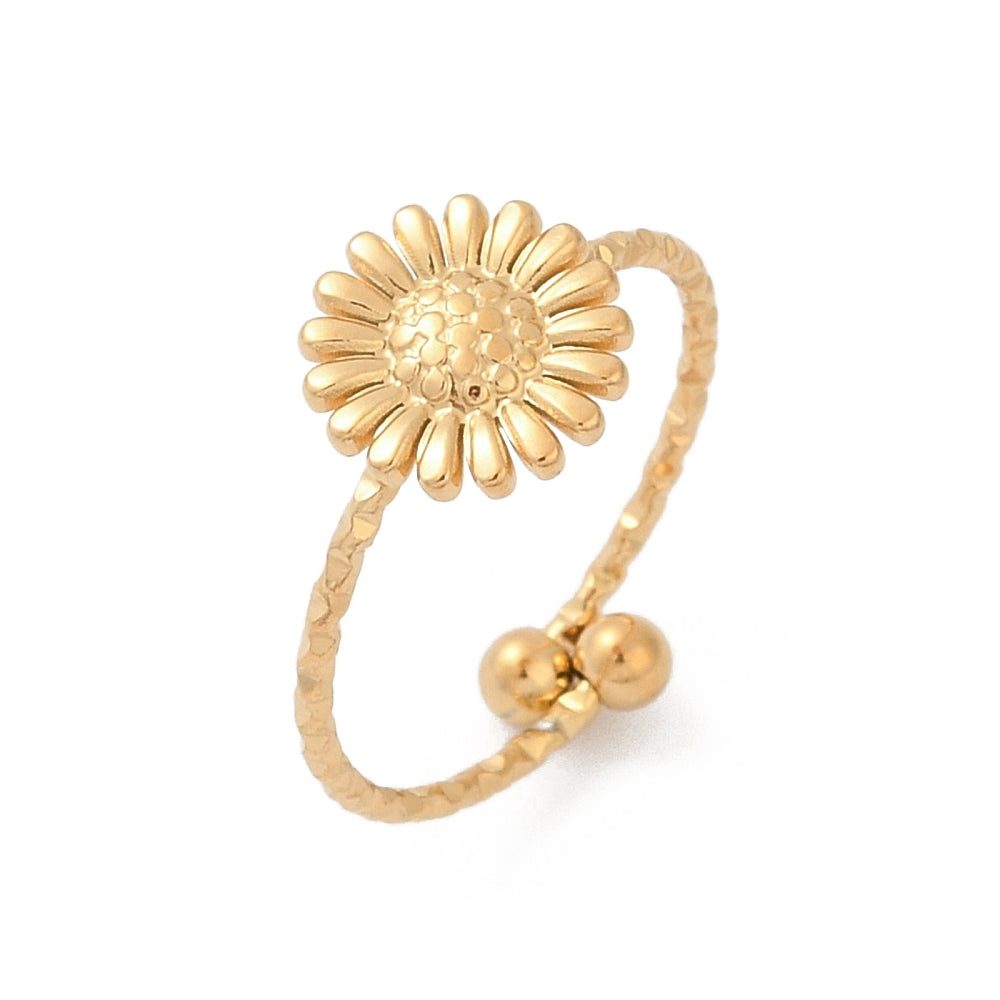 Sunflower Ring Gold