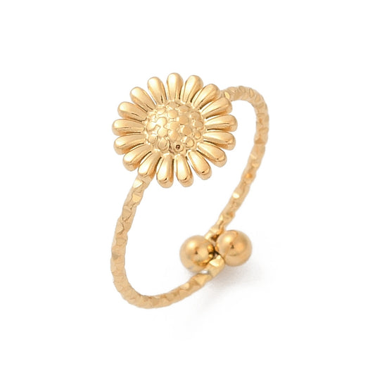 Sunflower Ring Gold