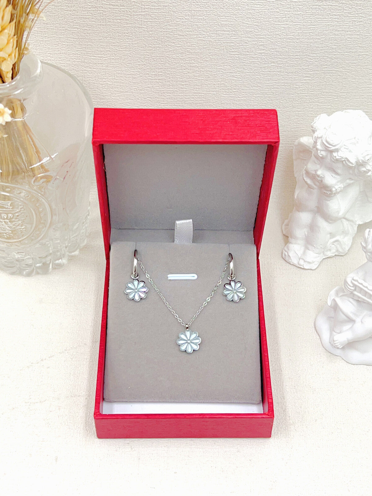Flower Set Silver