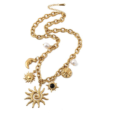 Bulky Charm Necklace